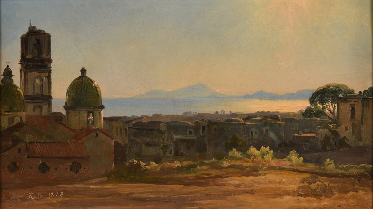 View of an Italian City by Jacques Raymond Brascassat
