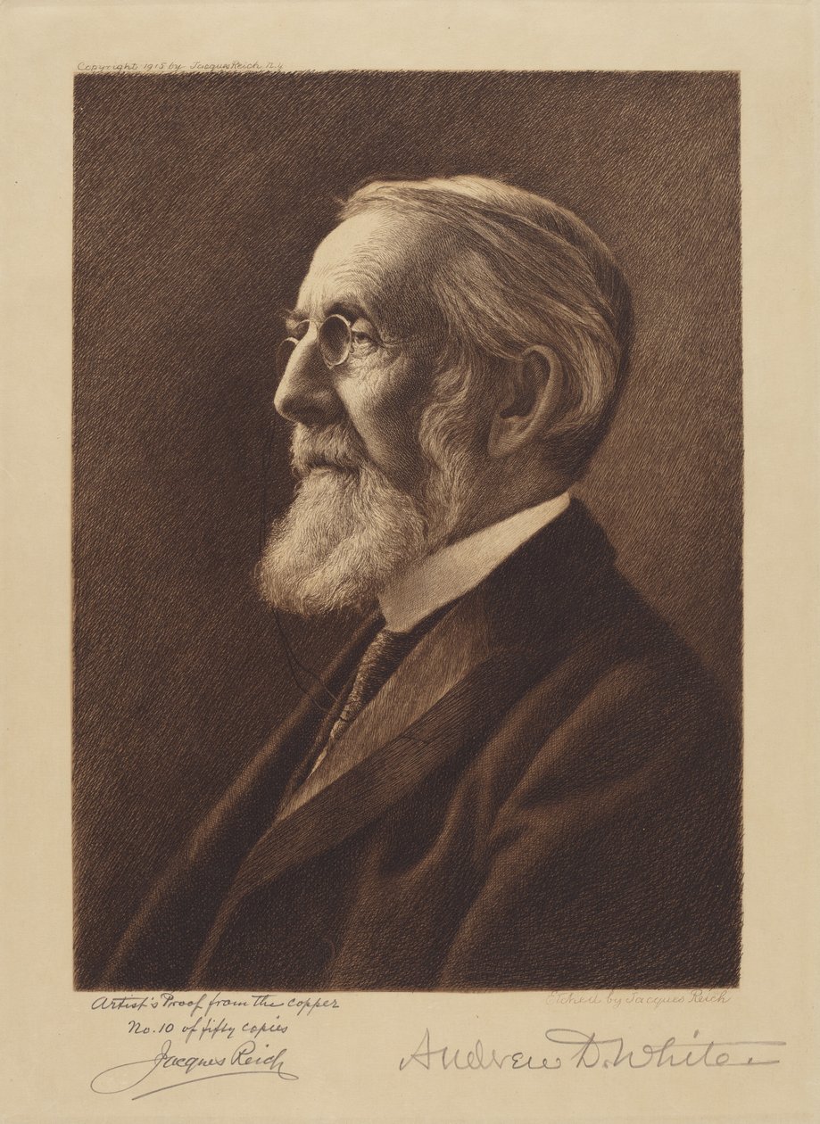 Andrew D. White by Jacques Reich