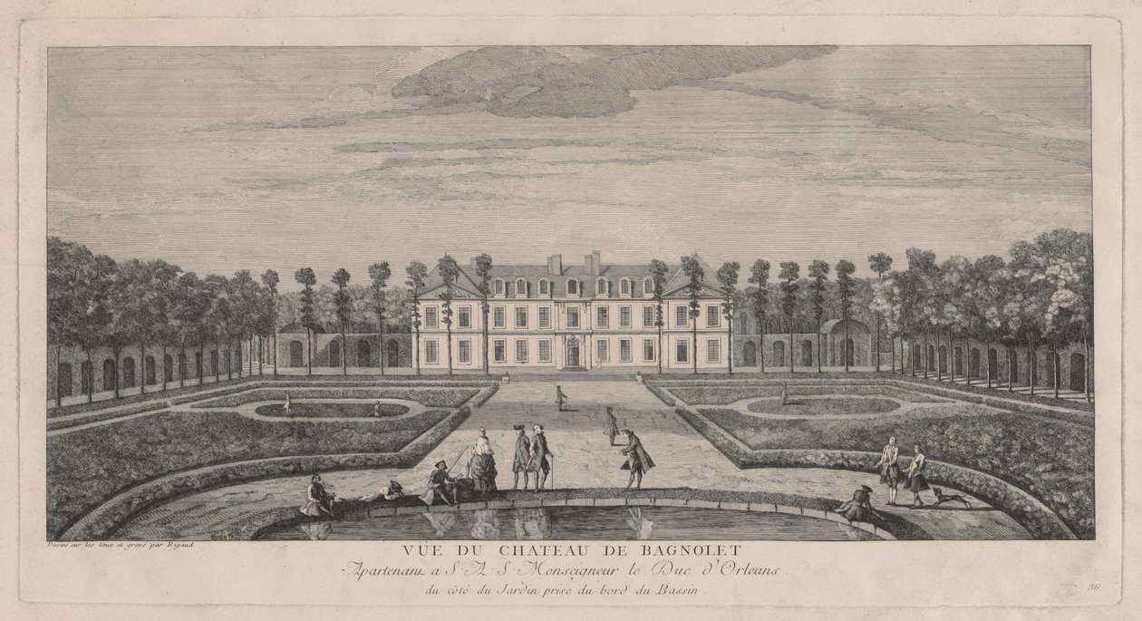 Chateau of Bagnolet by Jacques Rigaud