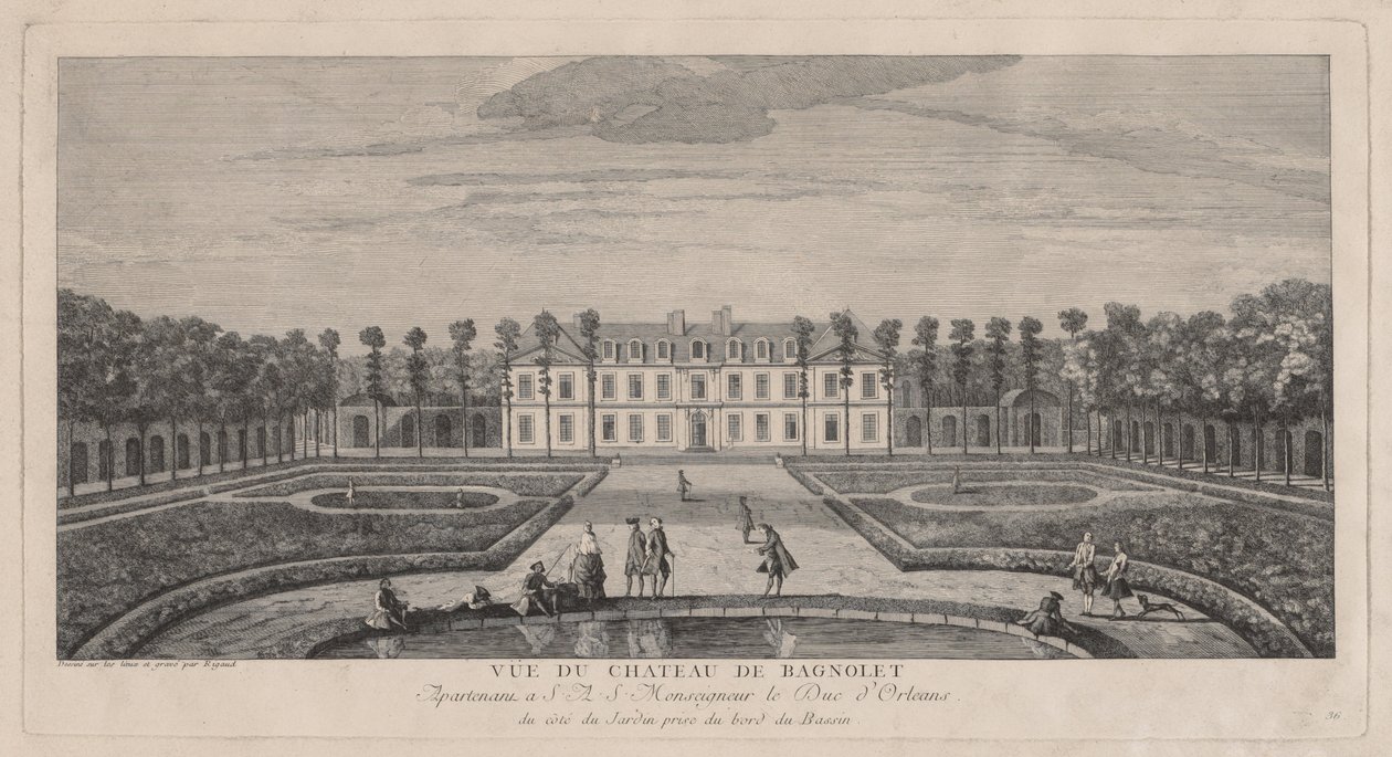 Chateau of Bagnolet by Jacques Rigaud
