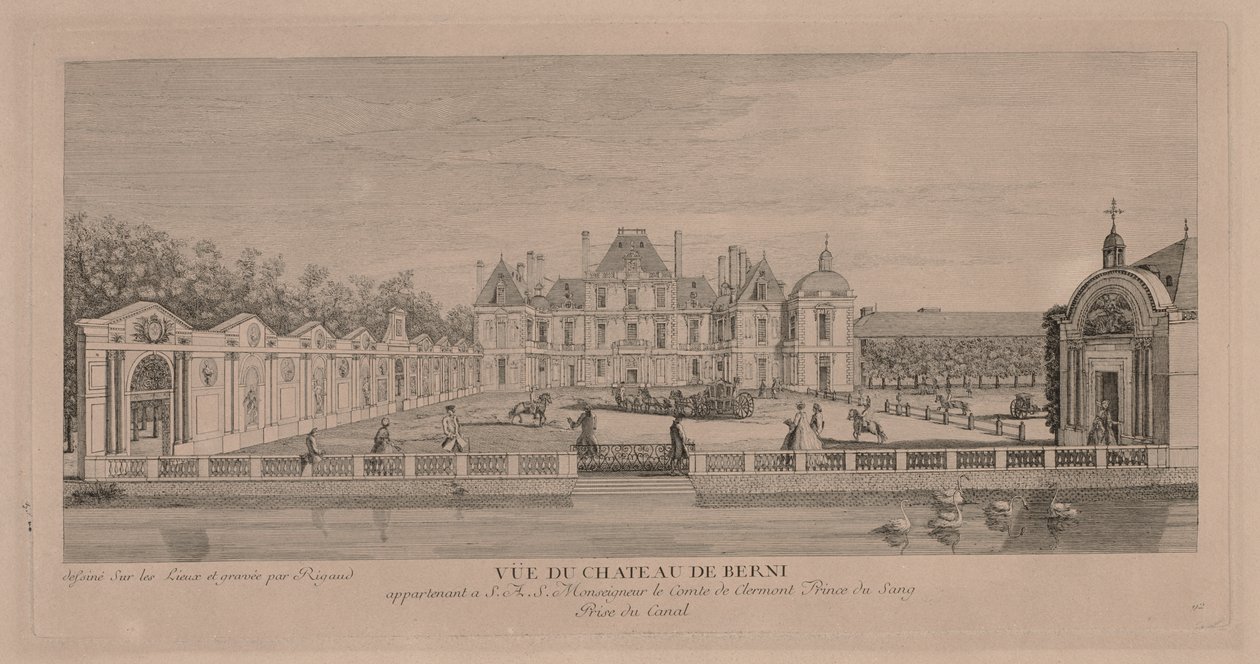 Chateau of Berny by Jacques Rigaud