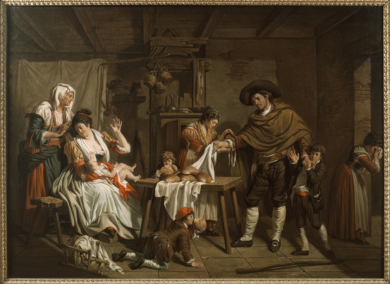 The Self-sacrifice of a Family Father by Jacques Sablet