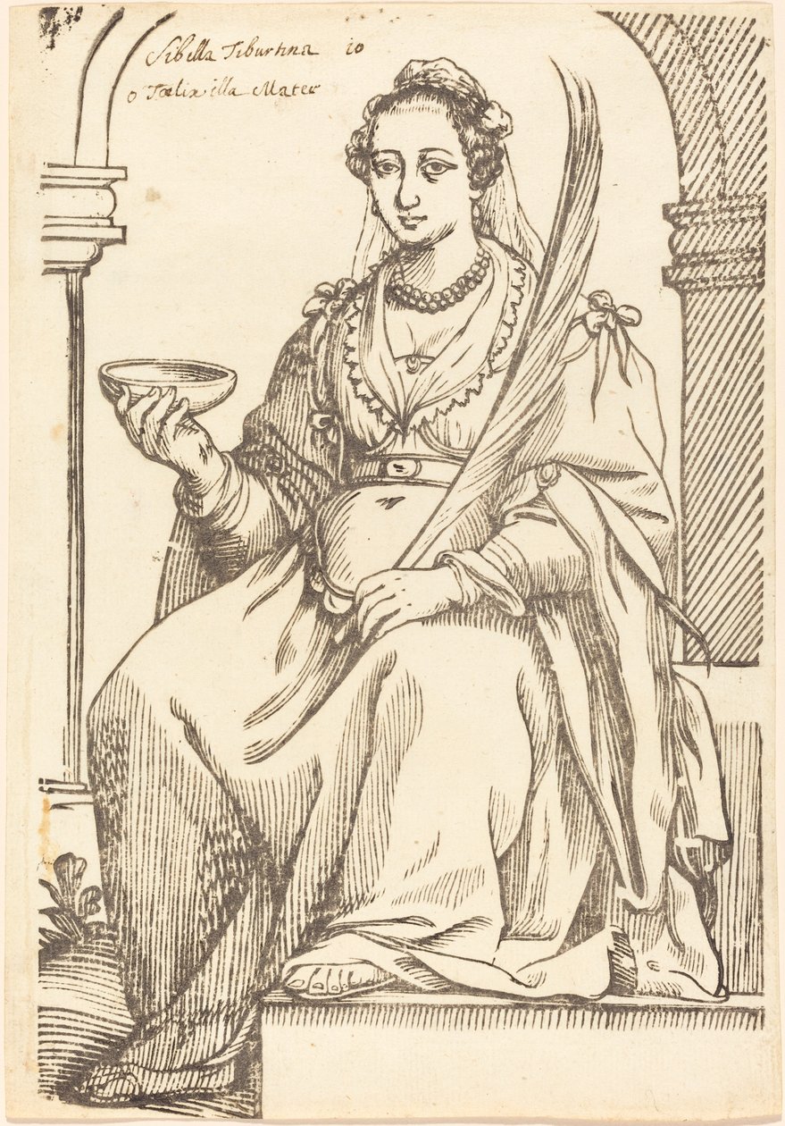 Sibylla Tiburtina by Jacques Stella