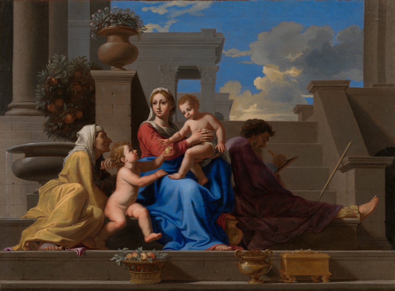 The Holy Family by Jacques Stella