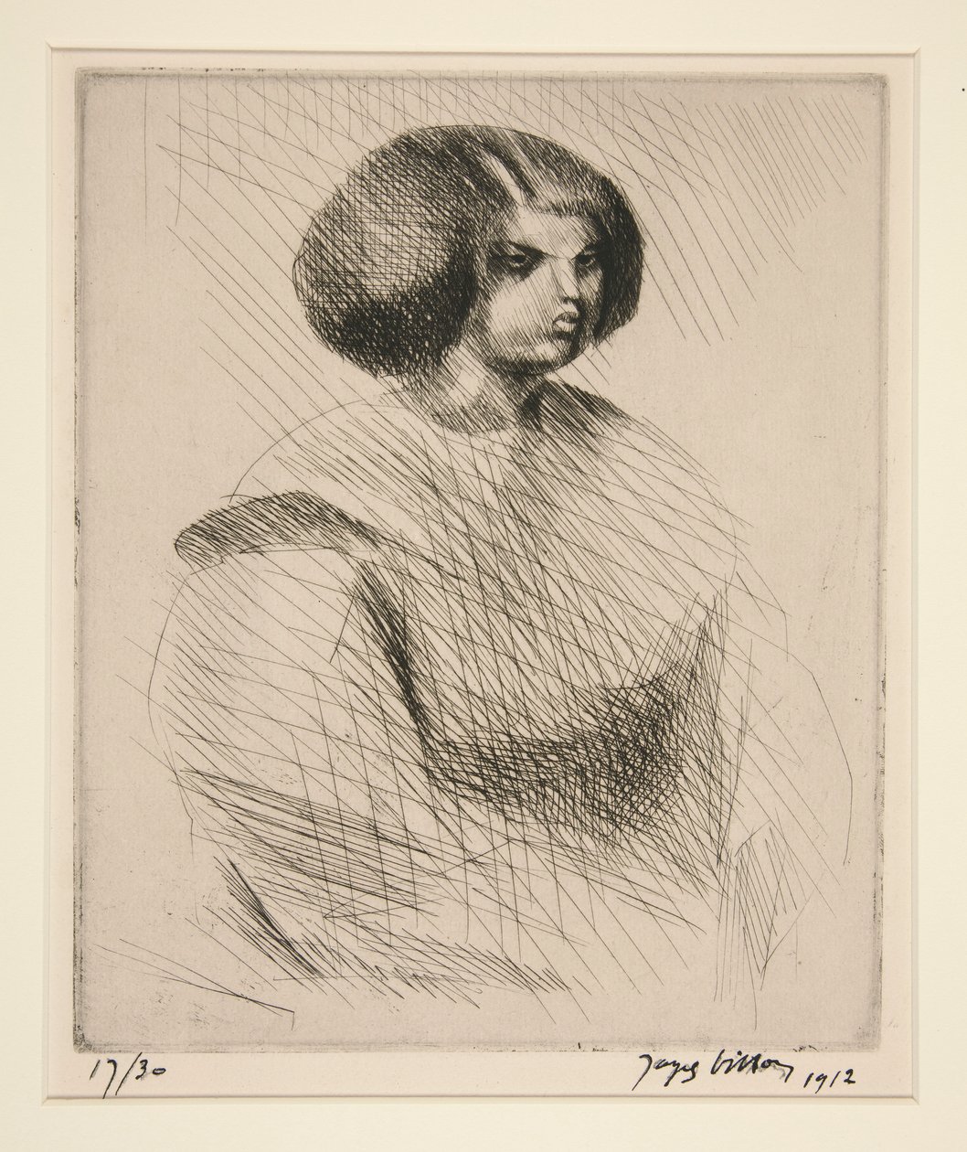 Young Mulatto by Jacques Villon