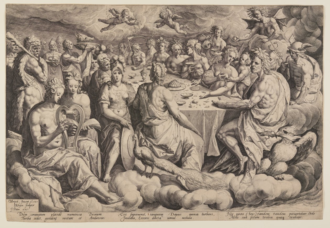 Banquet of the Gods by Jacques de Gheyn II