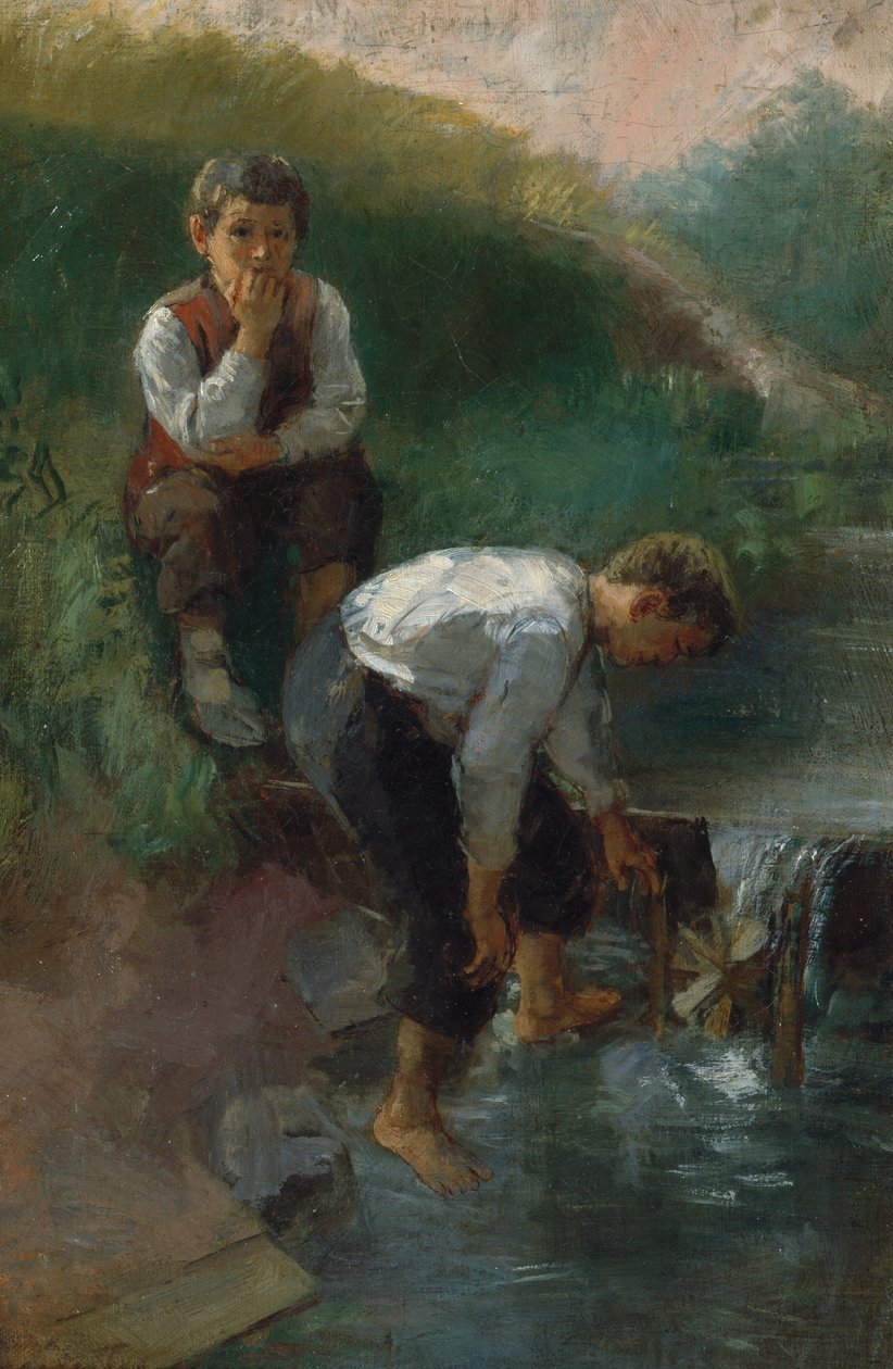 Two Boys by Jahn Ekenaes