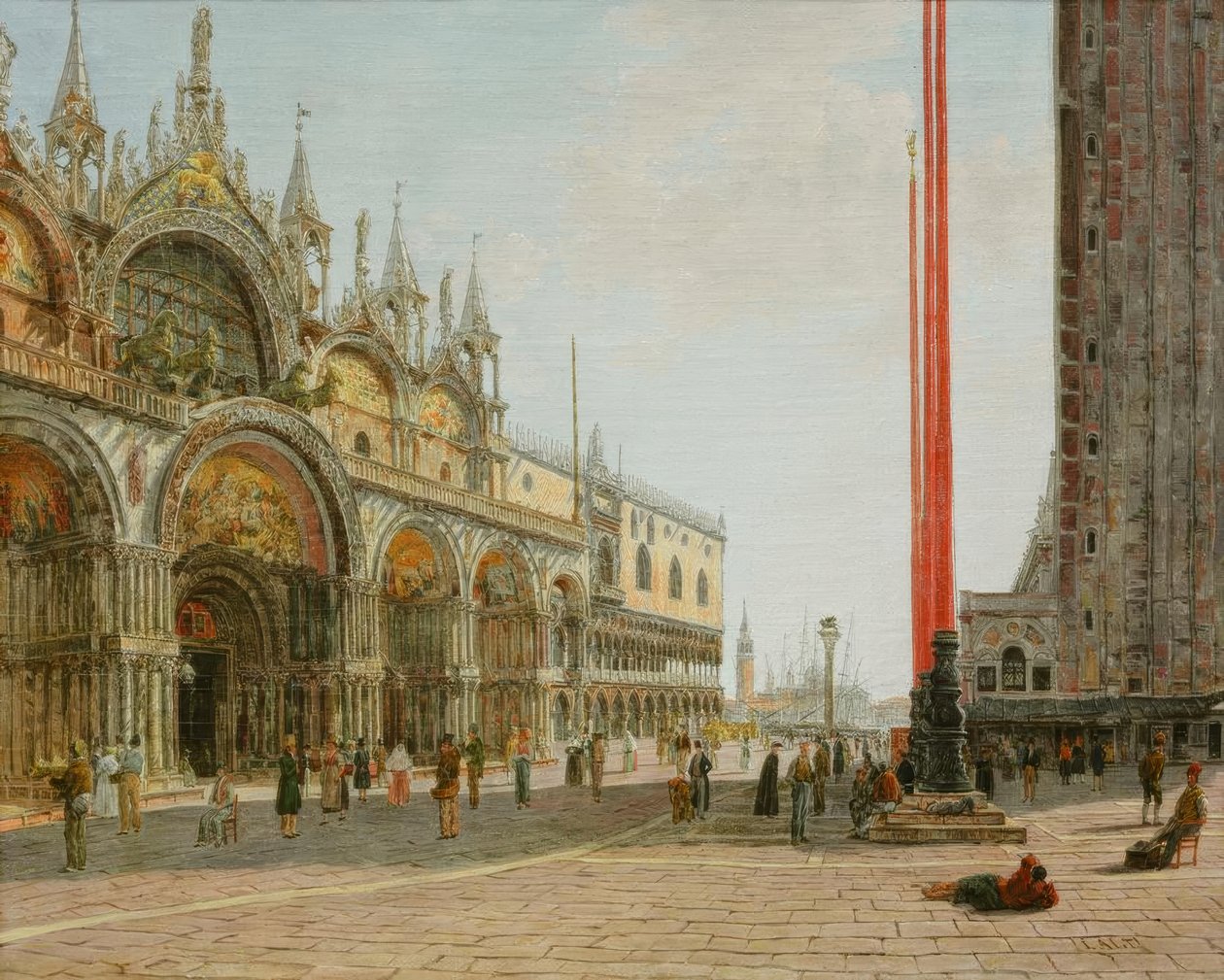 San Marco in Venice by Jakob Alt