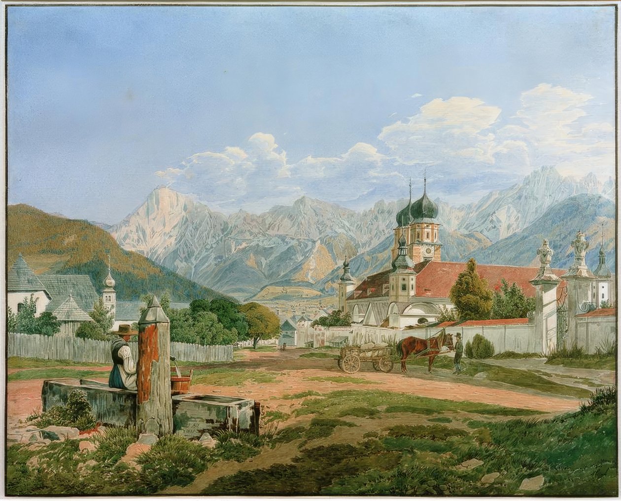 Admont Abbey by Jakob Alt