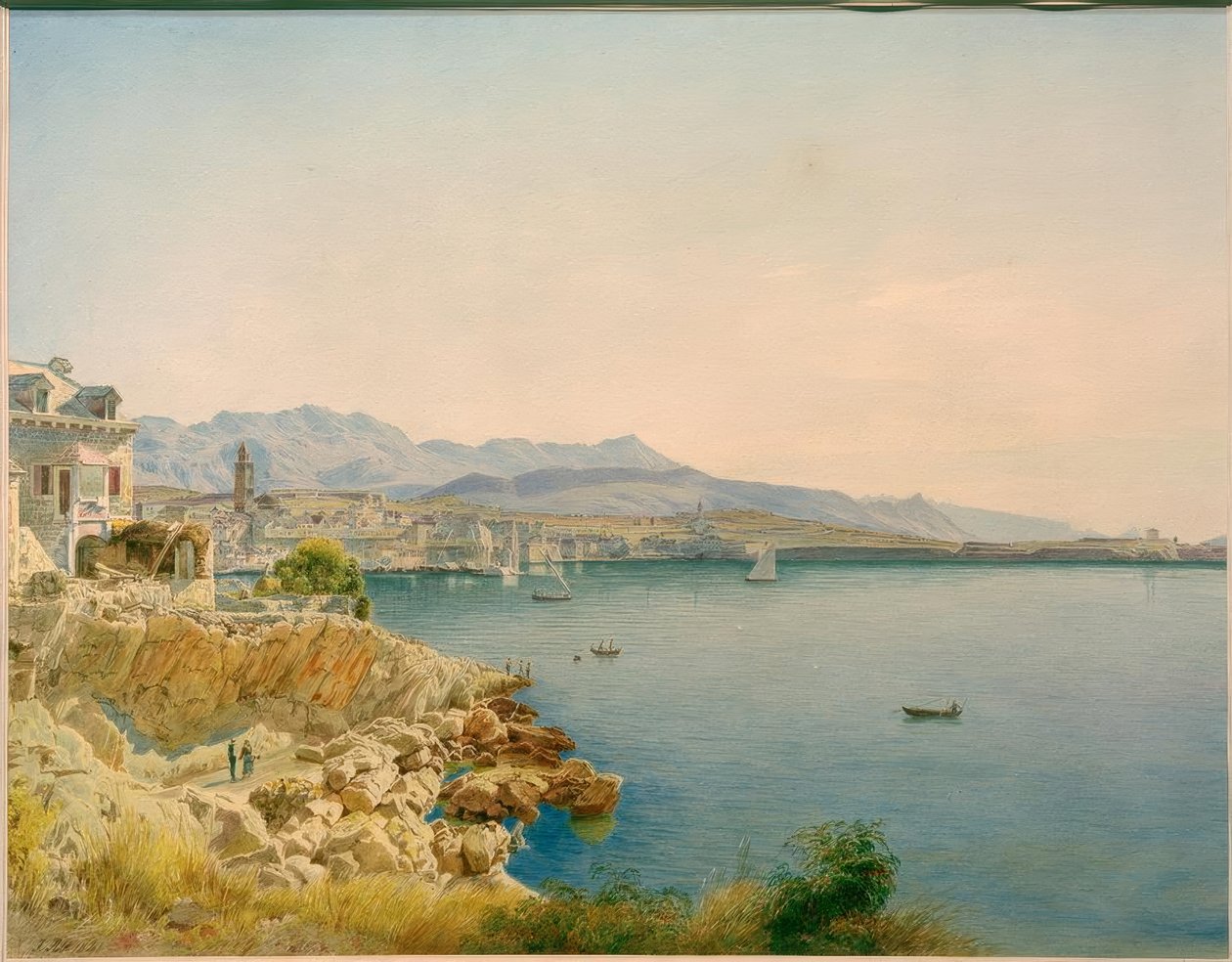 View of Split by Jakob Alt