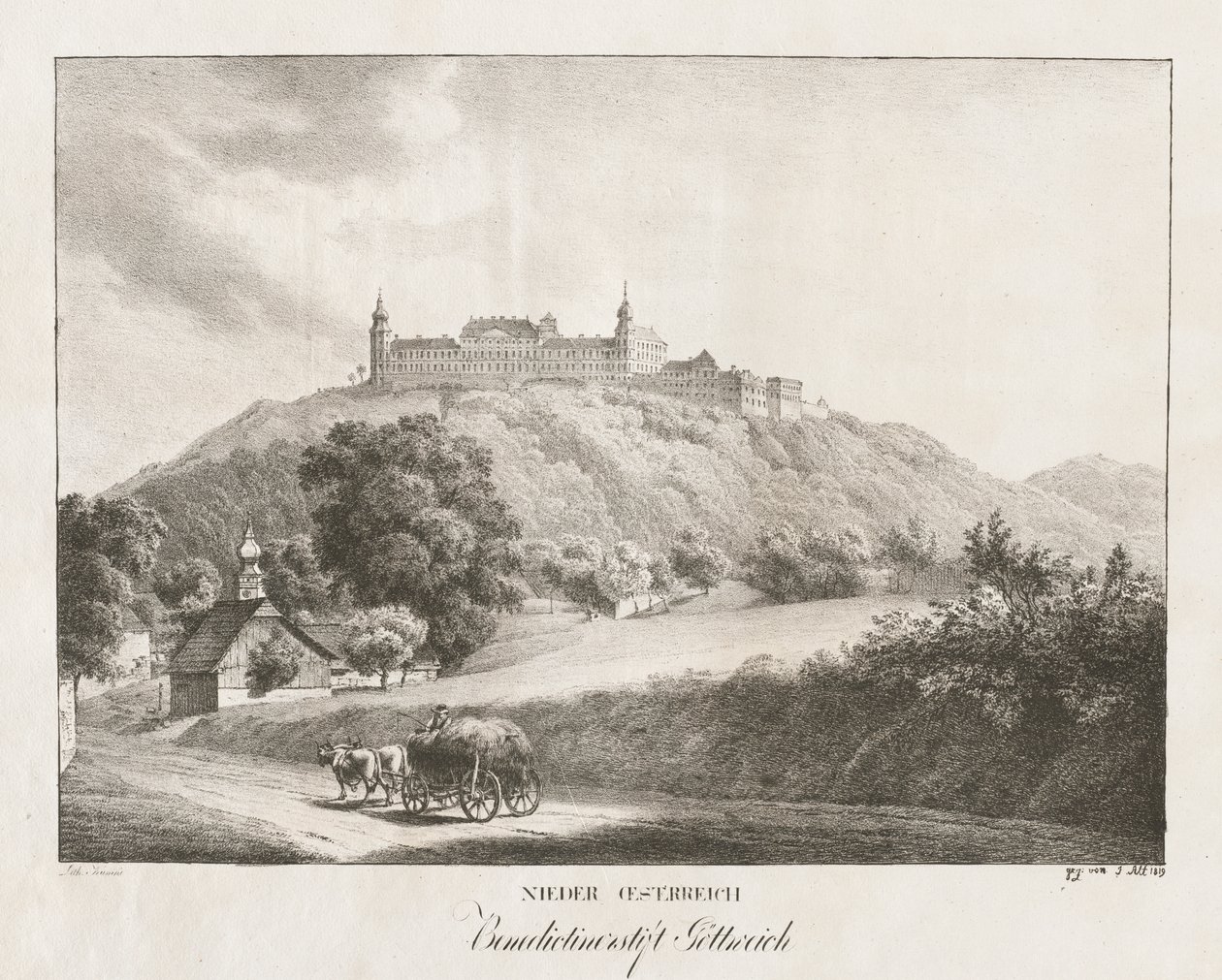 Lower Austria, Benedictine Abbey of Göttweig by Jakob Alt