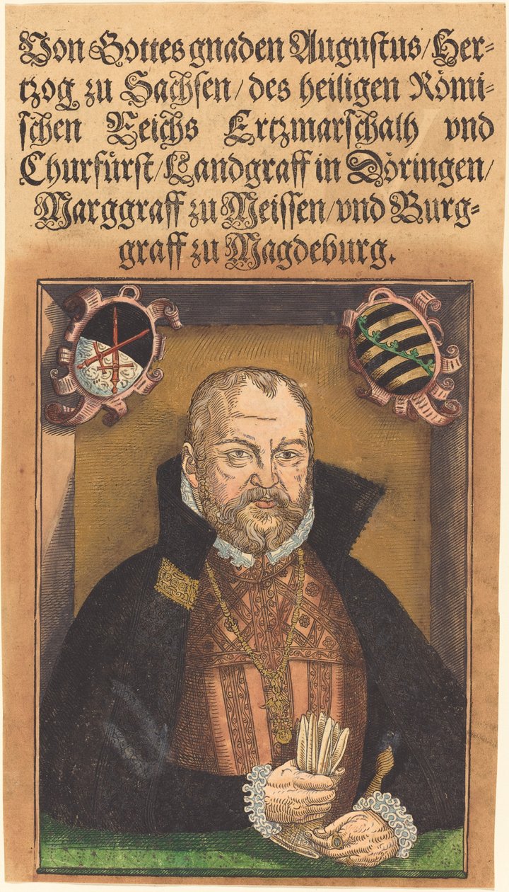 Augustus Hertzog zu Sachsen by Jakob Lucius the Elder