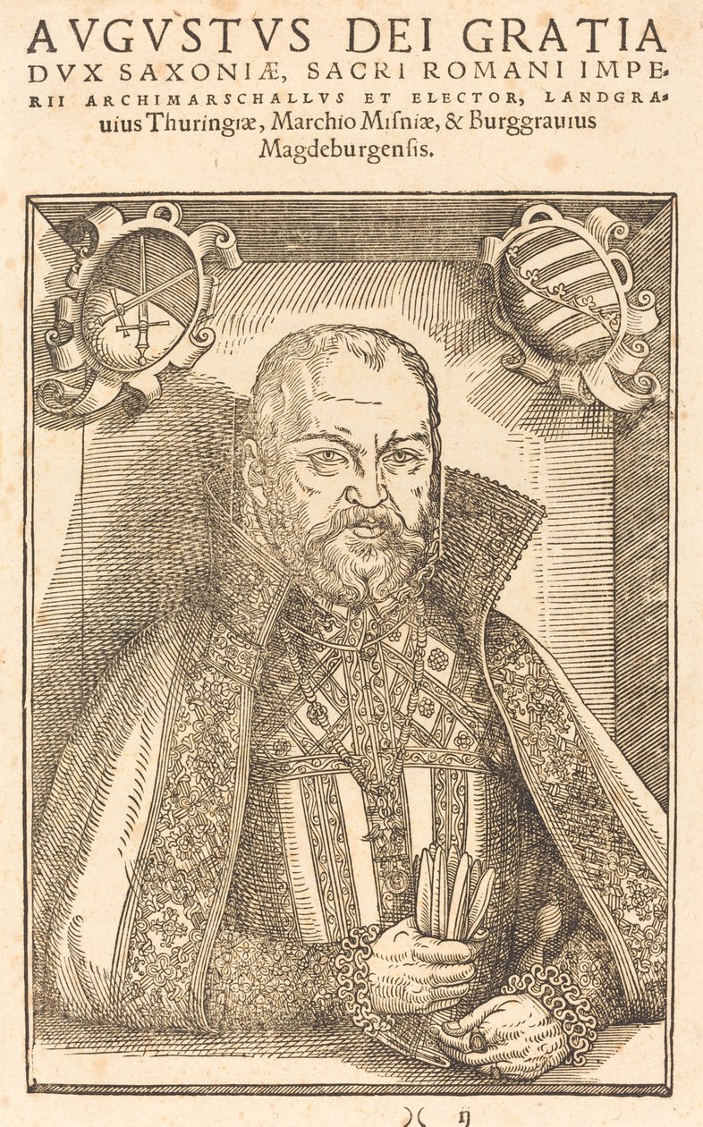 Augustus Herzog of Saxony by Jakob Lucius the Elder