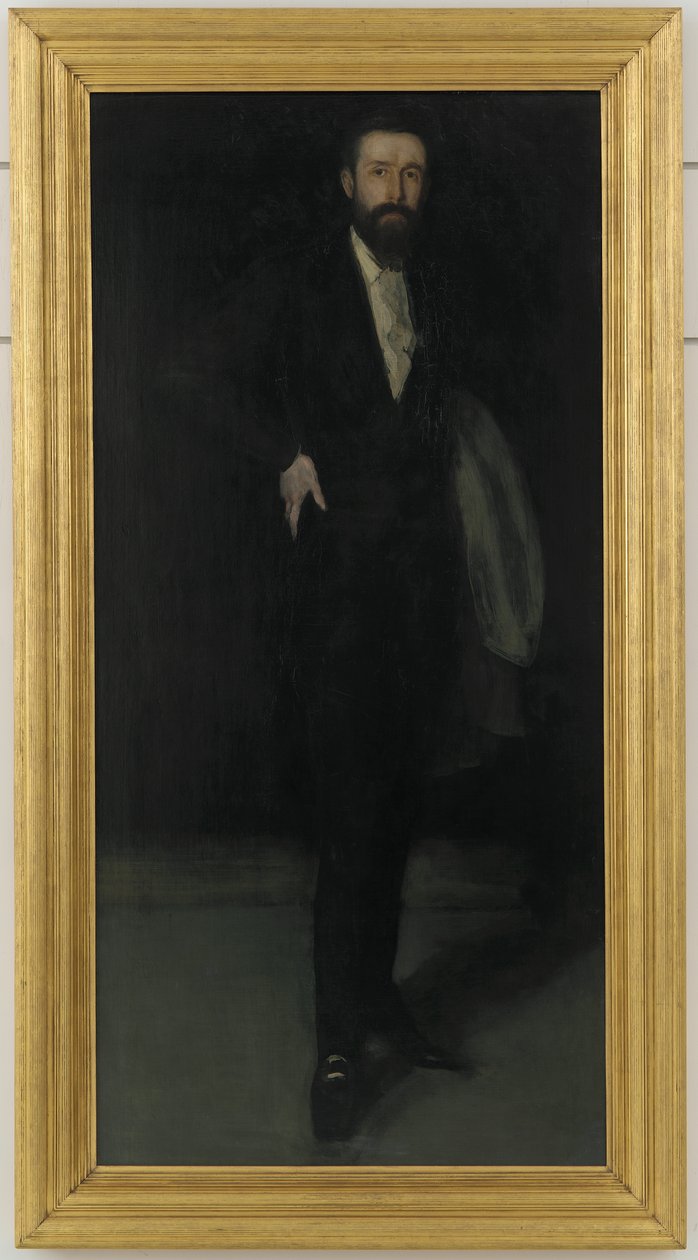 Arrangement in Black: Portrait of F.R. Leyland, c.1870 by James Abbott McNeill Whistler