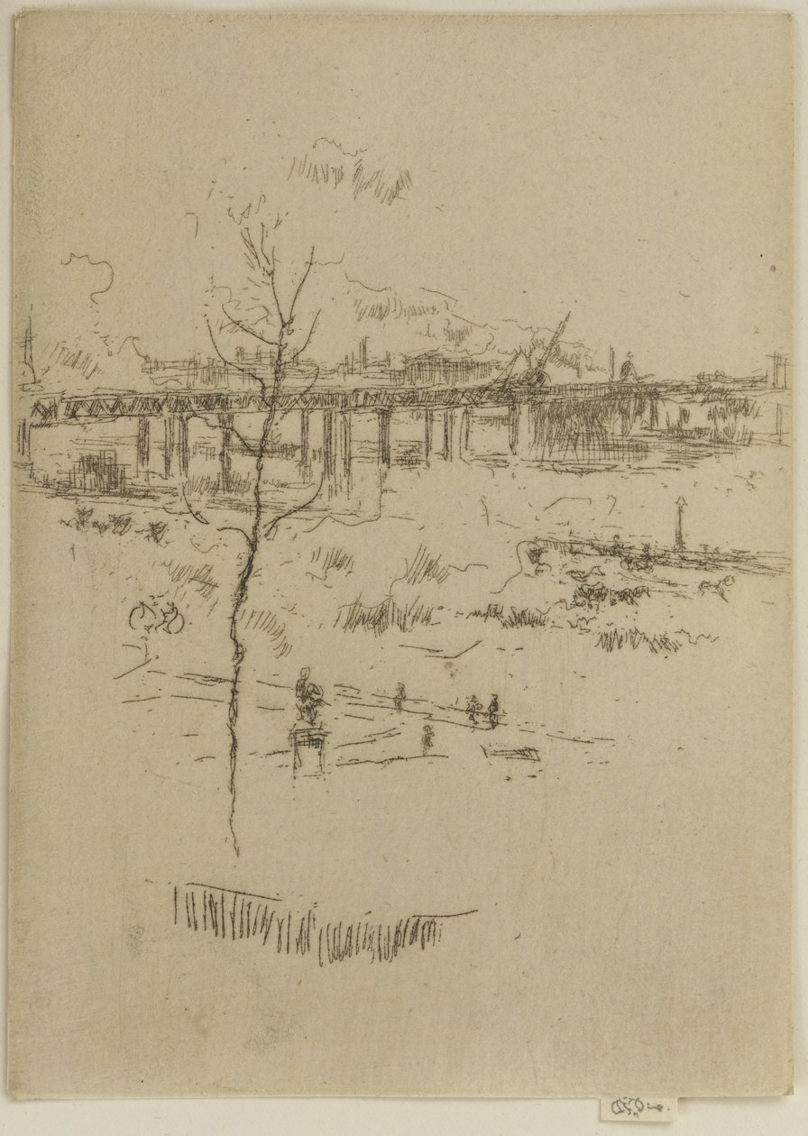 Charing Cross Railway Bridge by James Abbott McNeill Whistler