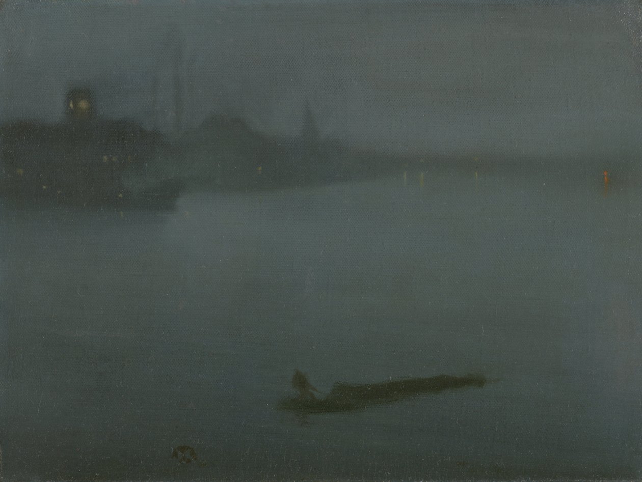 Nocturne in Blue and Silver by James Abbott McNeill Whistler