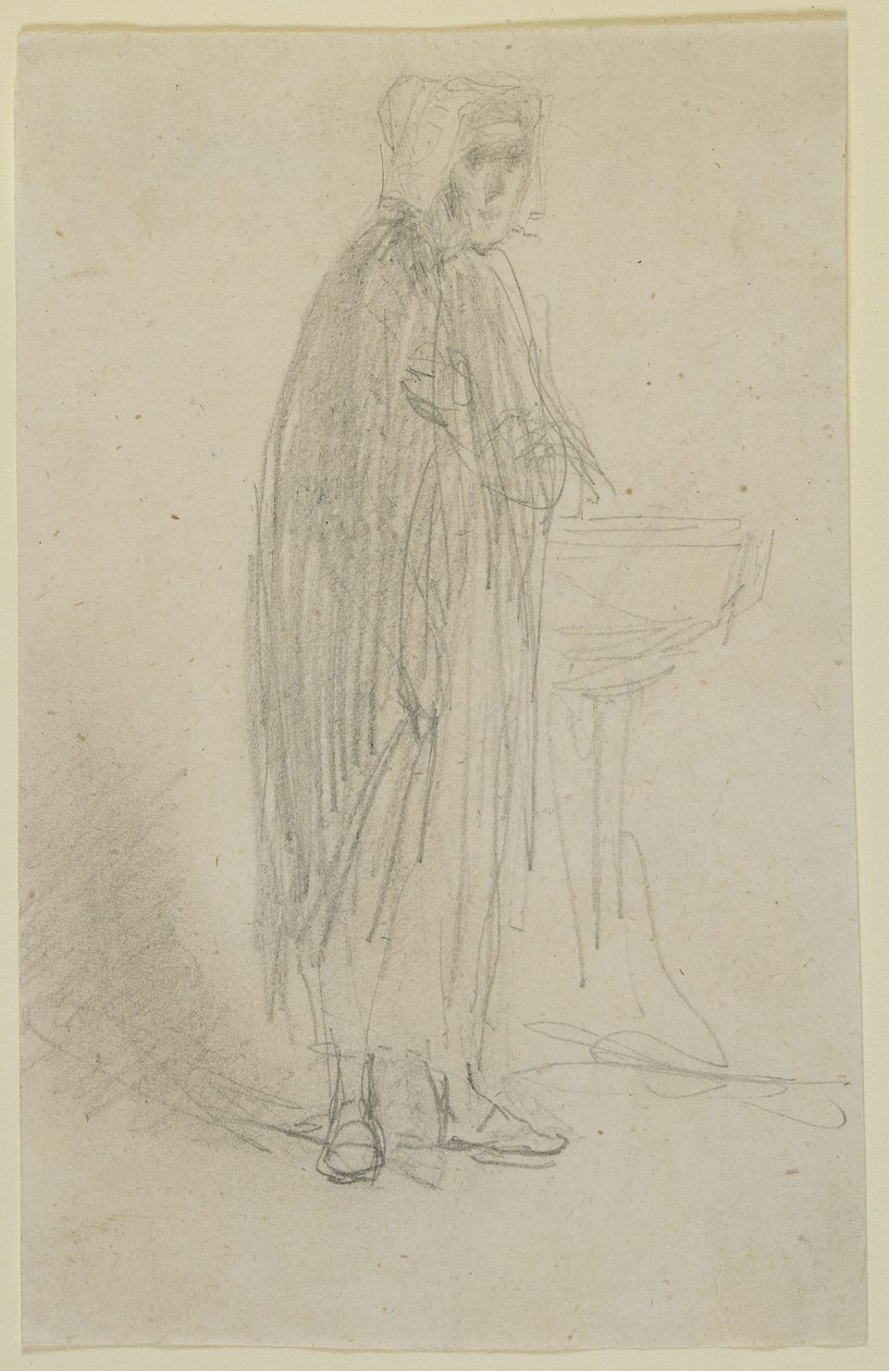 Standing Figure of an Old Woman by James Abbott McNeill Whistler