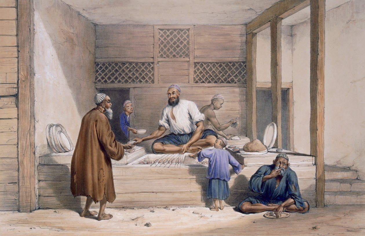 Cabaub Shop, Cabul by James Atkinson