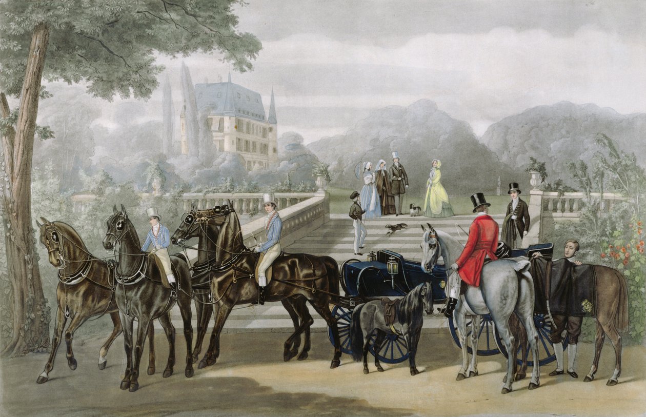 The Start, Engraved by R. Woodman by James Barenger