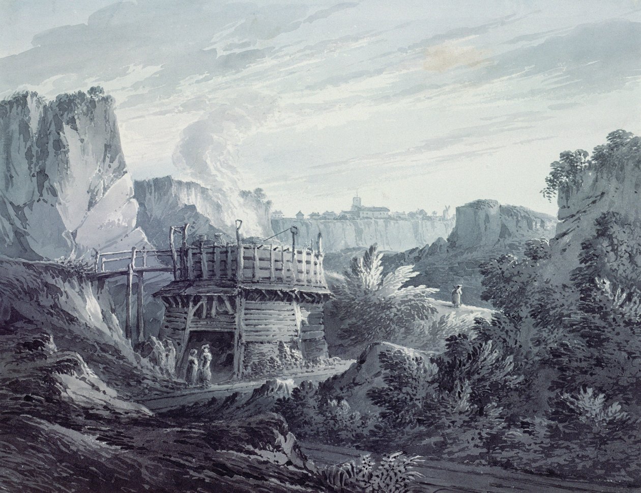 Landscape with a Lime Quarry by James Bourne