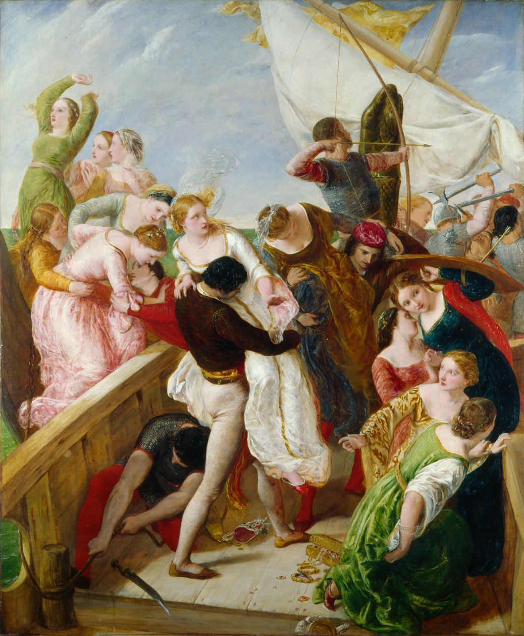 The Rescue of the Brides of Venice by James Clarke Hook