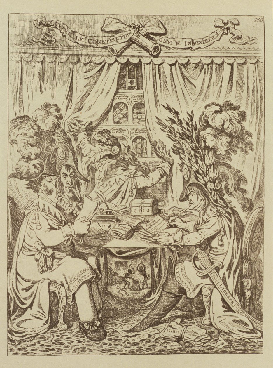 The French Consular Triumvirate by James Gillray