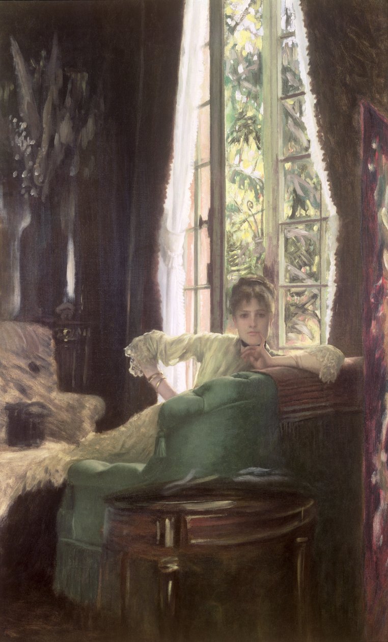 Study for Le Sphinx by James Jacques Joseph Tissot