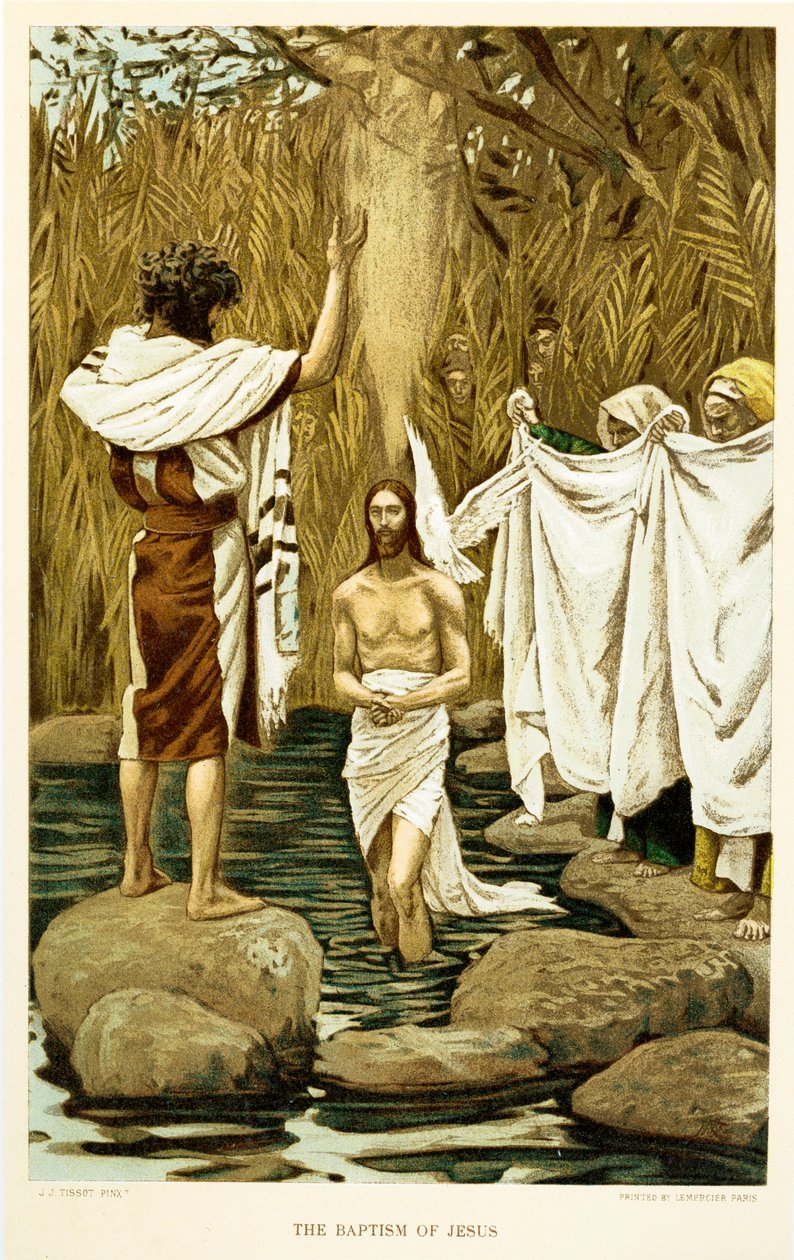 The Baptism of Jesus by James Jacques Joseph after Tissot