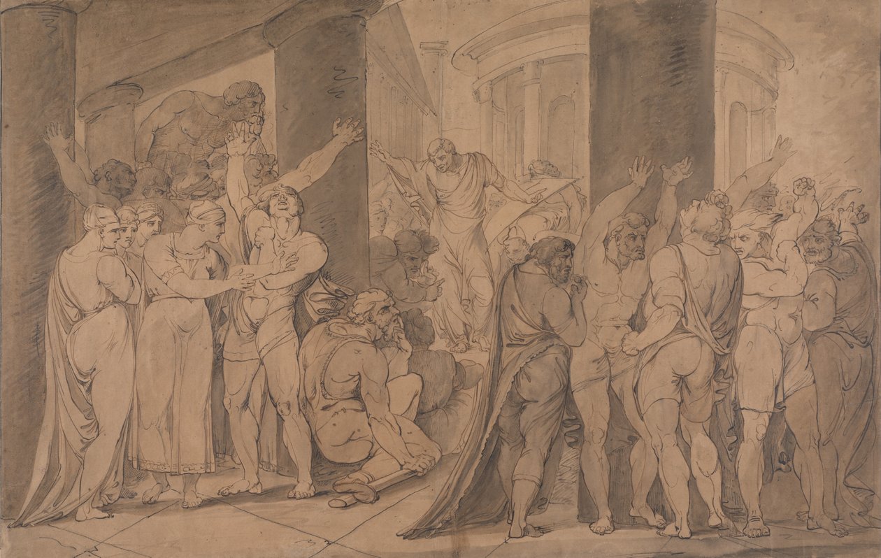 The Body of Lucretia Exposed to the Romans by James Jefferys
