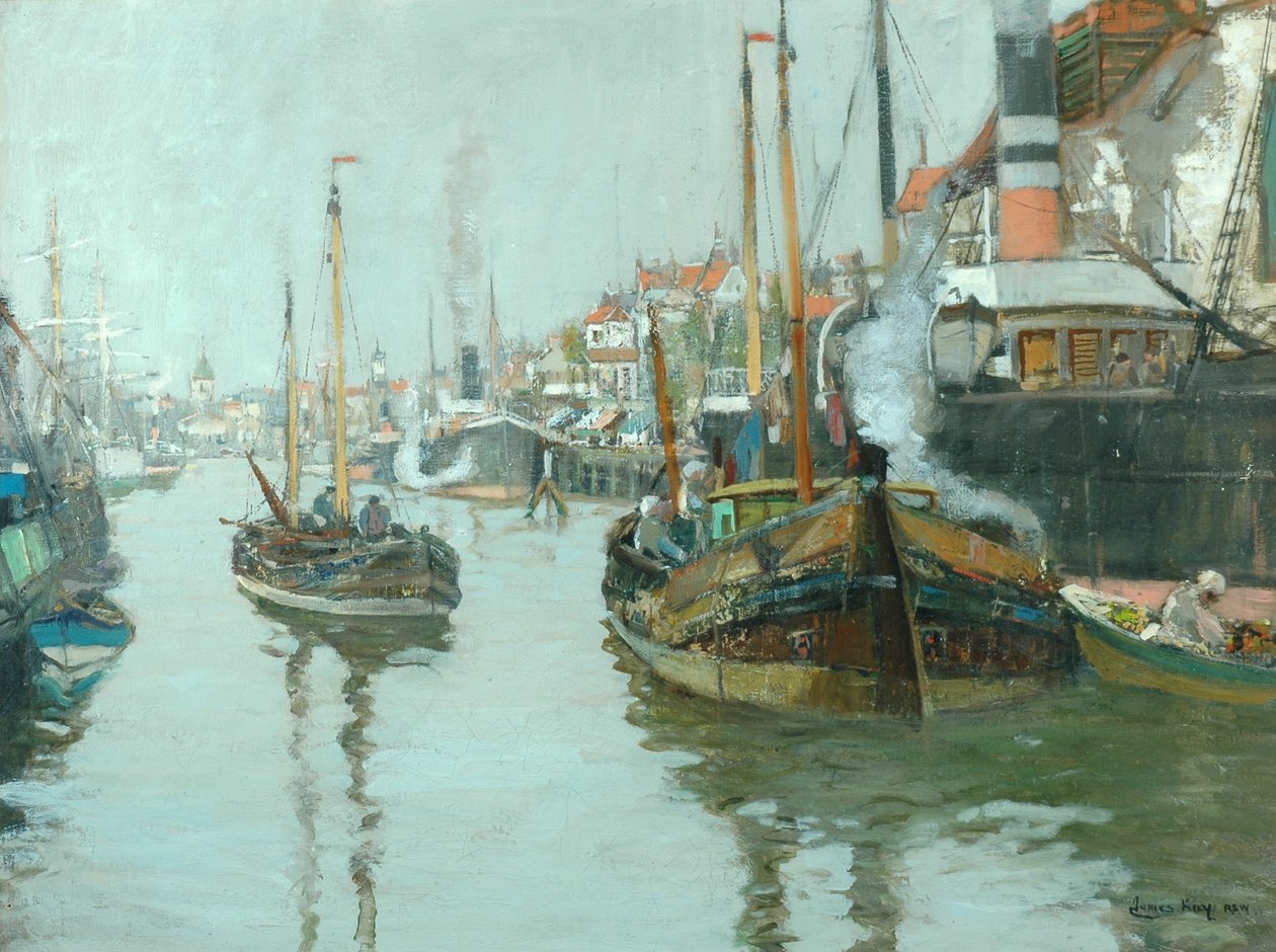 A Dutch Canal by James Kay