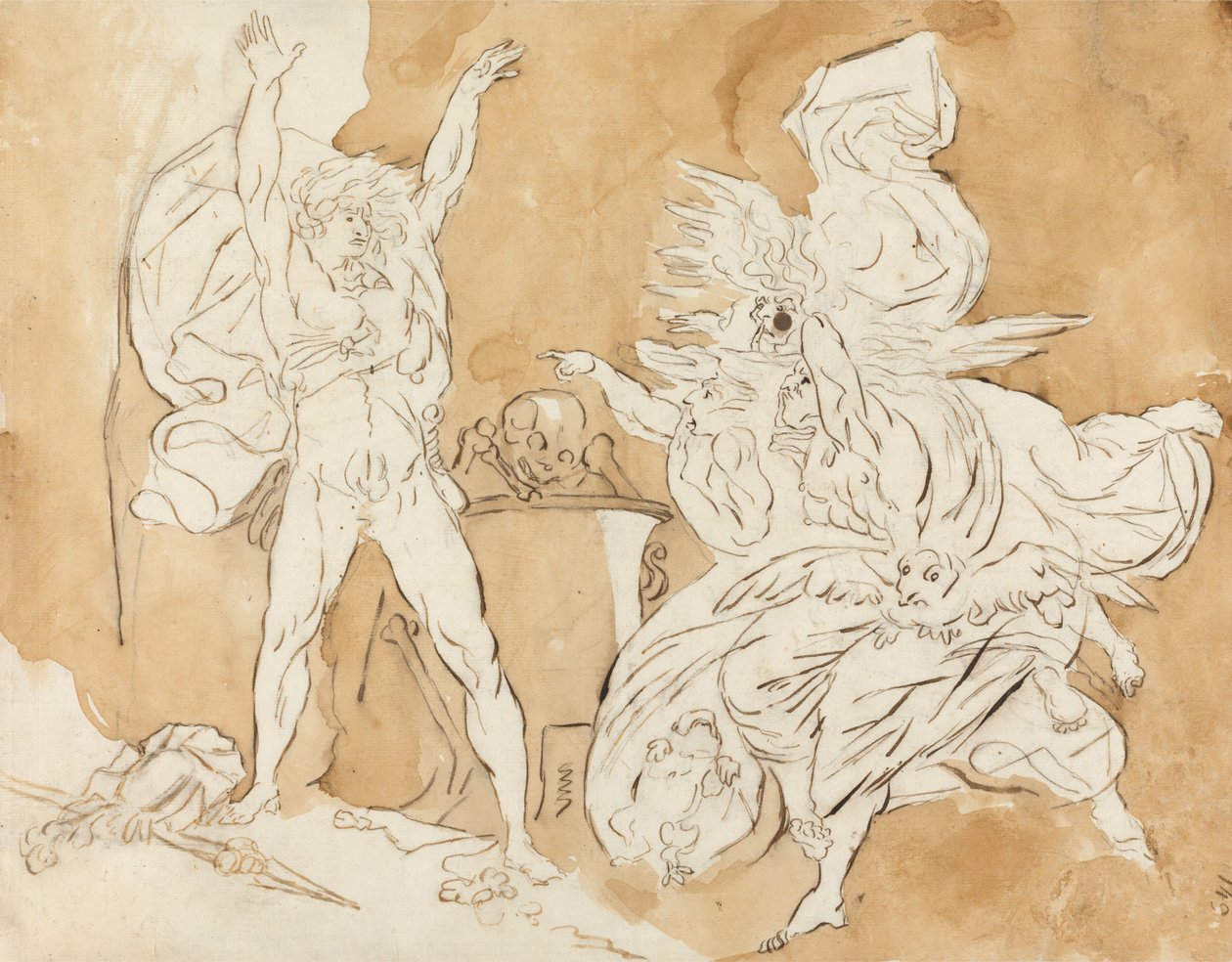Macbeth and the Witches by James Northcote