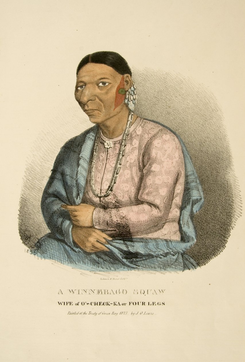 A Winnebago Squaw by James Otto Lewis