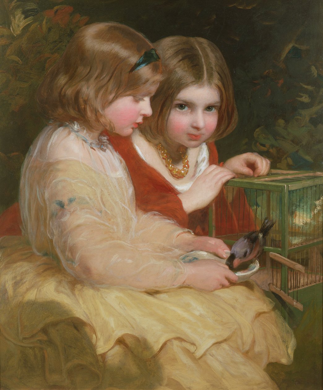 The Pet Bullfinch by James Sant