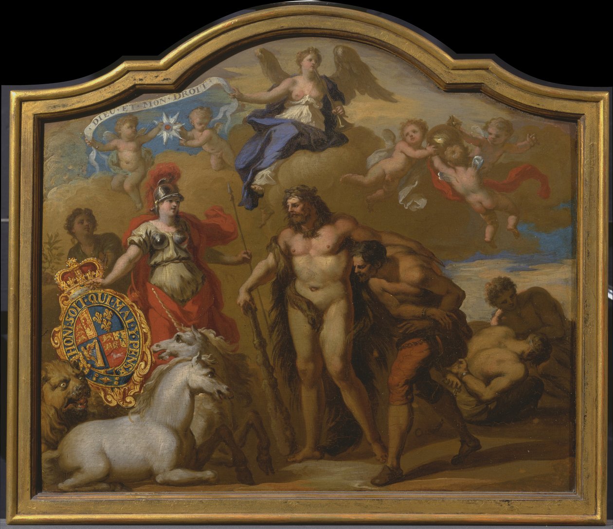 Allegory of the Power of Great Britain by Land by James Thornhill