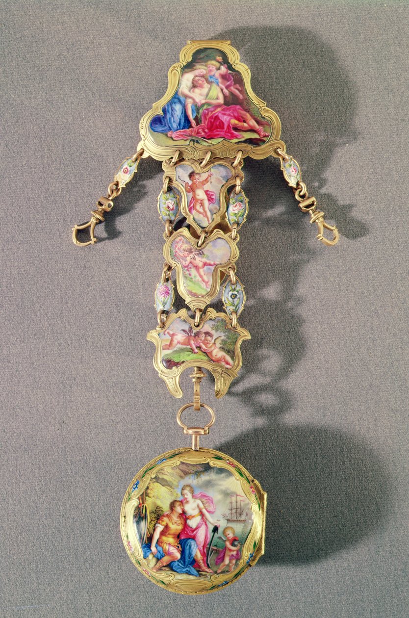 Watch and chatelaine depicting Dido and Aeneas, c.1785 by James Tregent