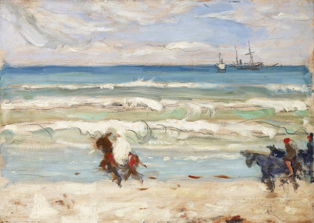 Beach Scene, Tangier by James Wilson Morrice