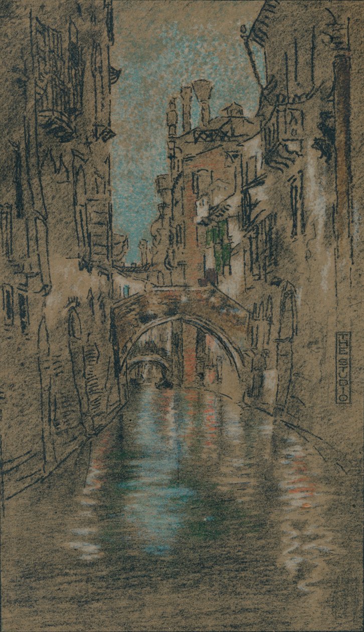 A Venetian Canal by James Abbott McNeill Whistler