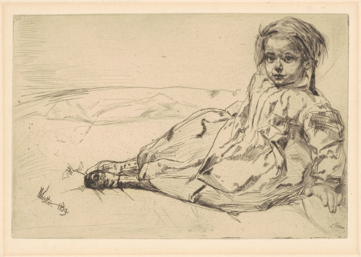 Bibi Valentin by James Abbott McNeill Whistler