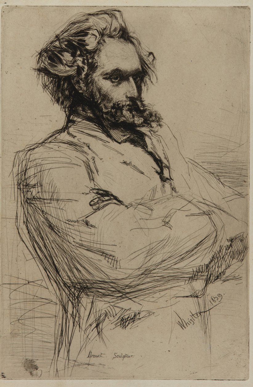 C.L. Drouet, Sculptor by James Abbott McNeill Whistler