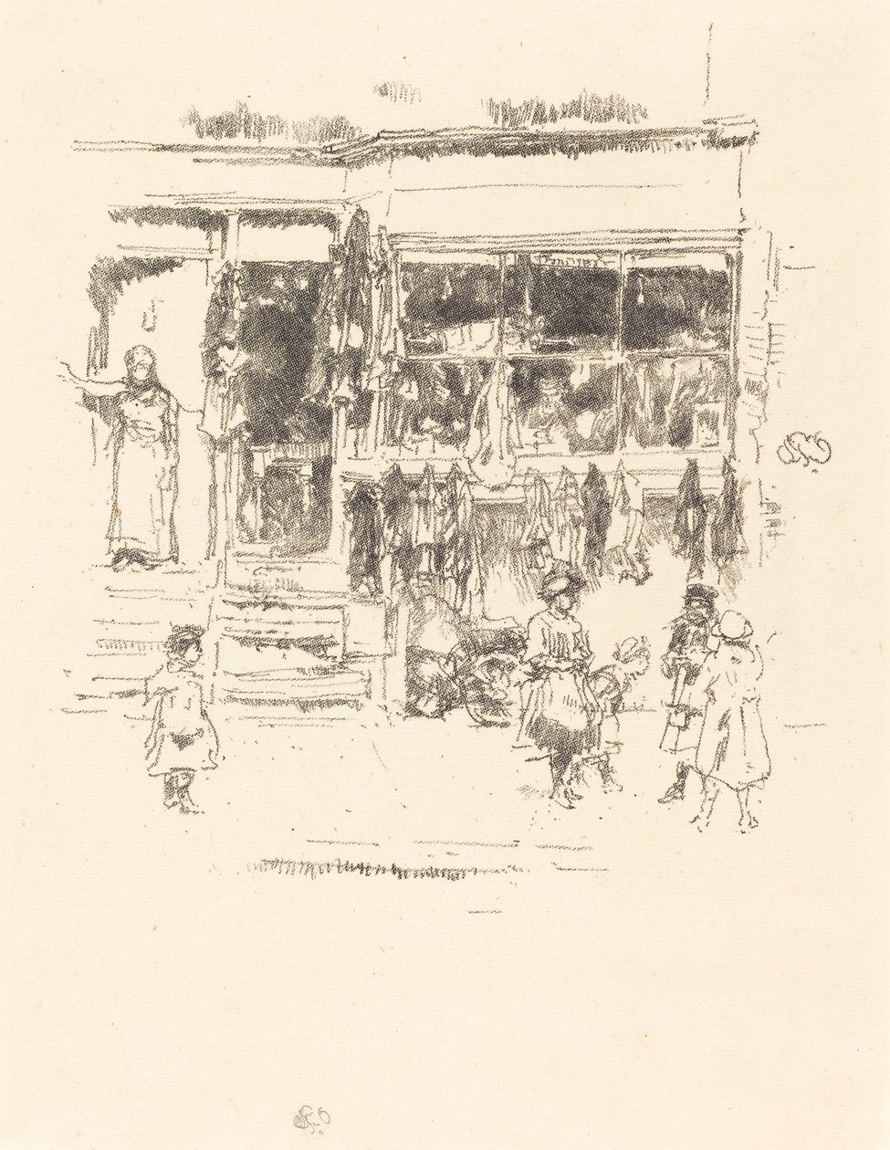 Chelsea Rags, 1888 by James Abbott McNeill Whistler