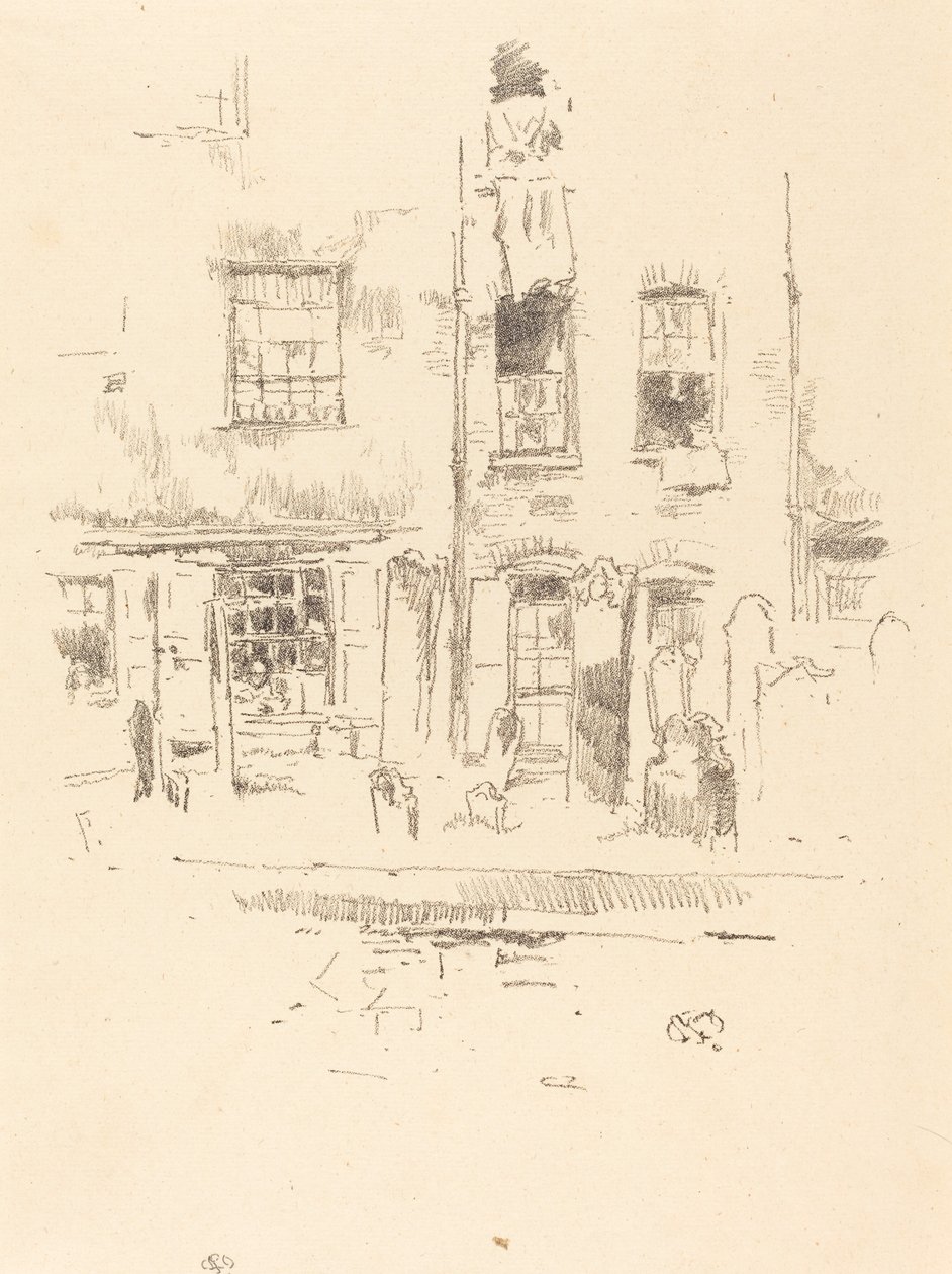 Churchyard by James Abbott McNeill Whistler
