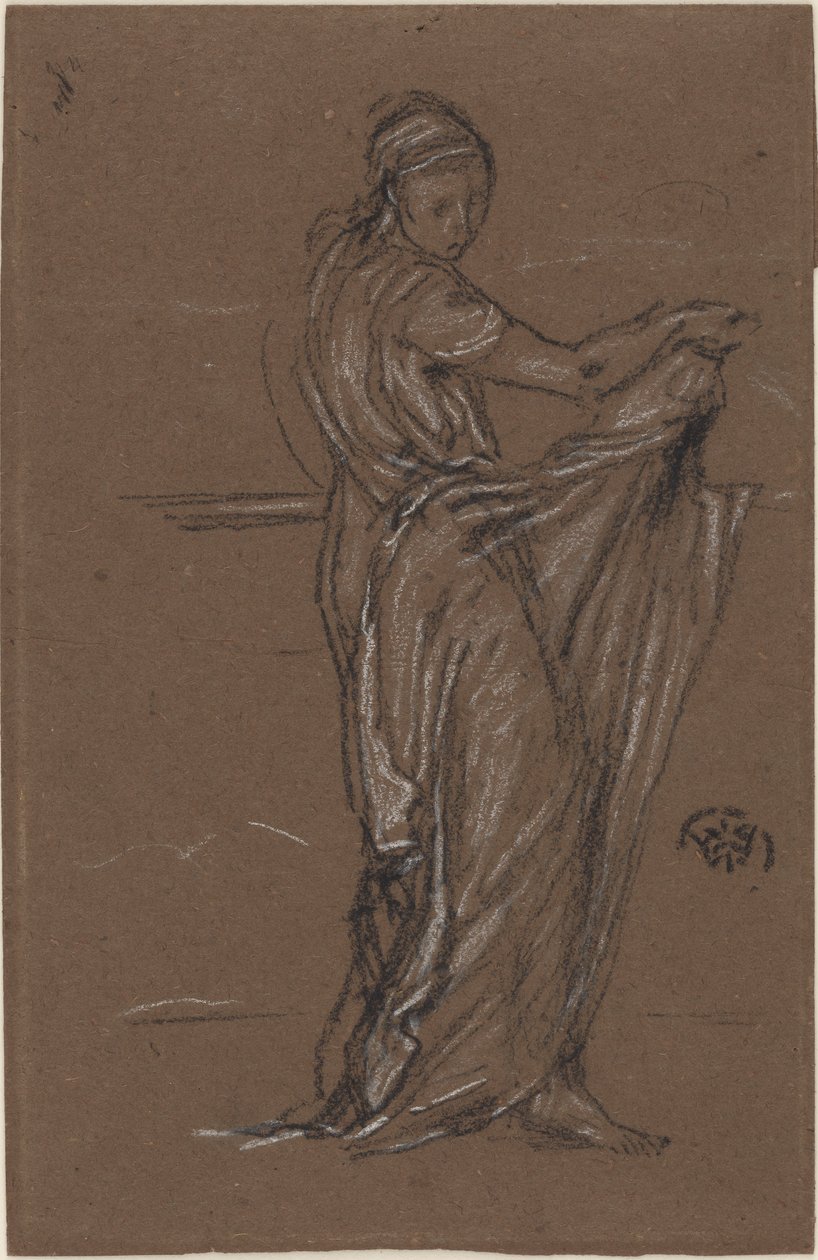 Draped Female Figure by James Abbott McNeill Whistler
