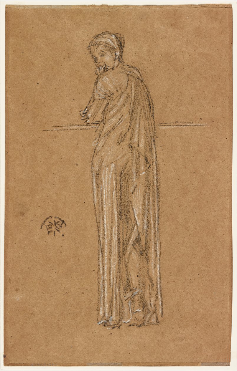 Draped Figure Standing by James Abbott McNeill Whistler