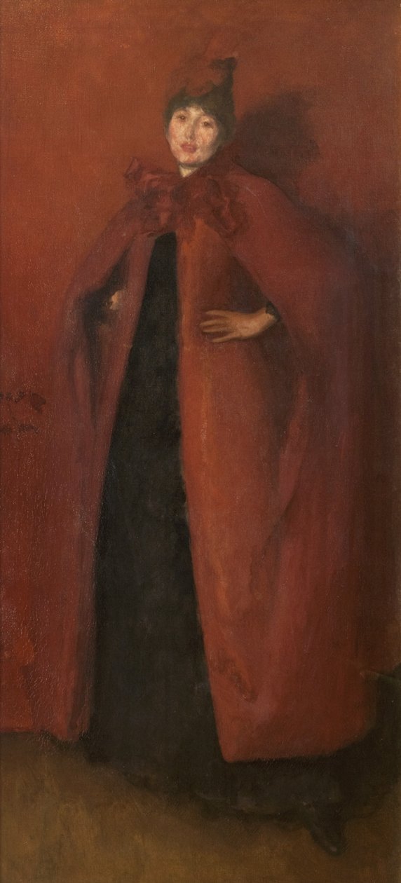 Harmony in Red: Lamplight by James Abbott McNeill Whistler
