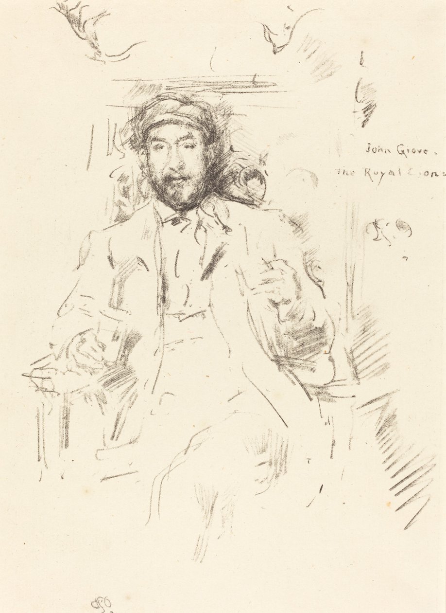 John Grove by James Abbott McNeill Whistler