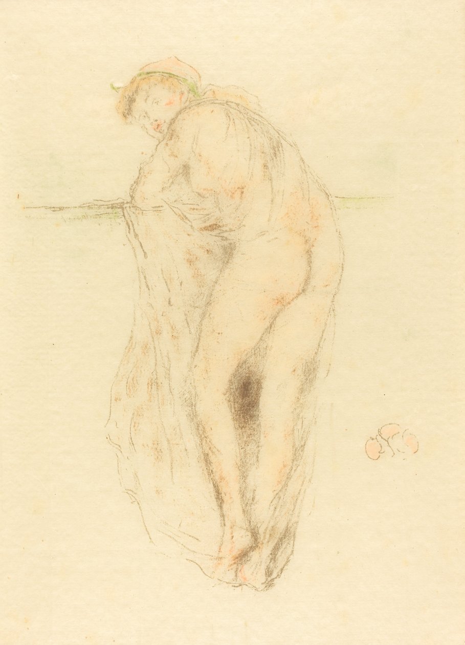 Nude Model, Back View, 1891 by James Abbott McNeill Whistler