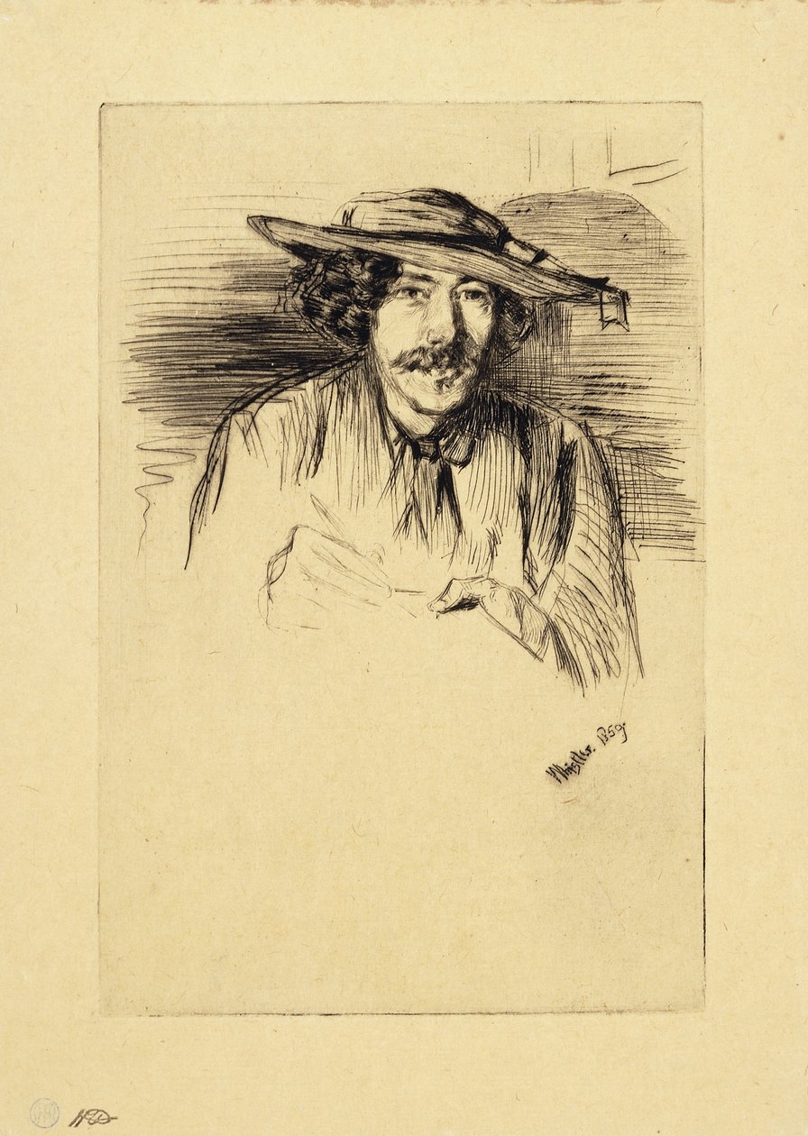 Portrait of Whistler by James Abbott McNeill Whistler