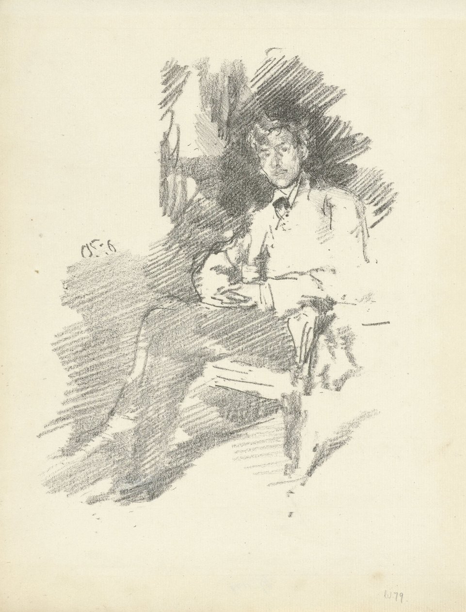 Portrait of Walter Sickert by James Abbott McNeill Whistler