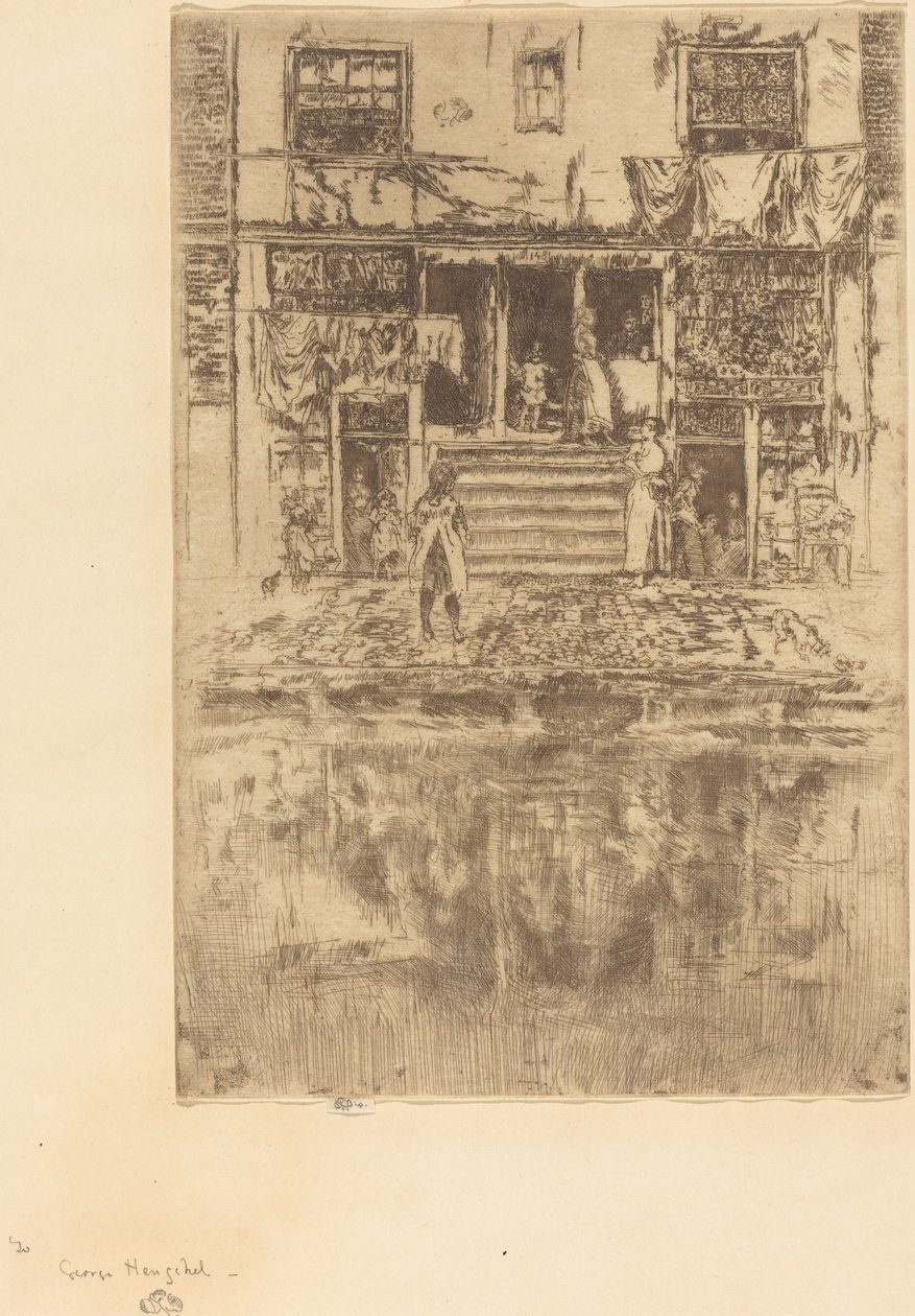 Steps, Amsterdam, 1889 by James Abbott McNeill Whistler