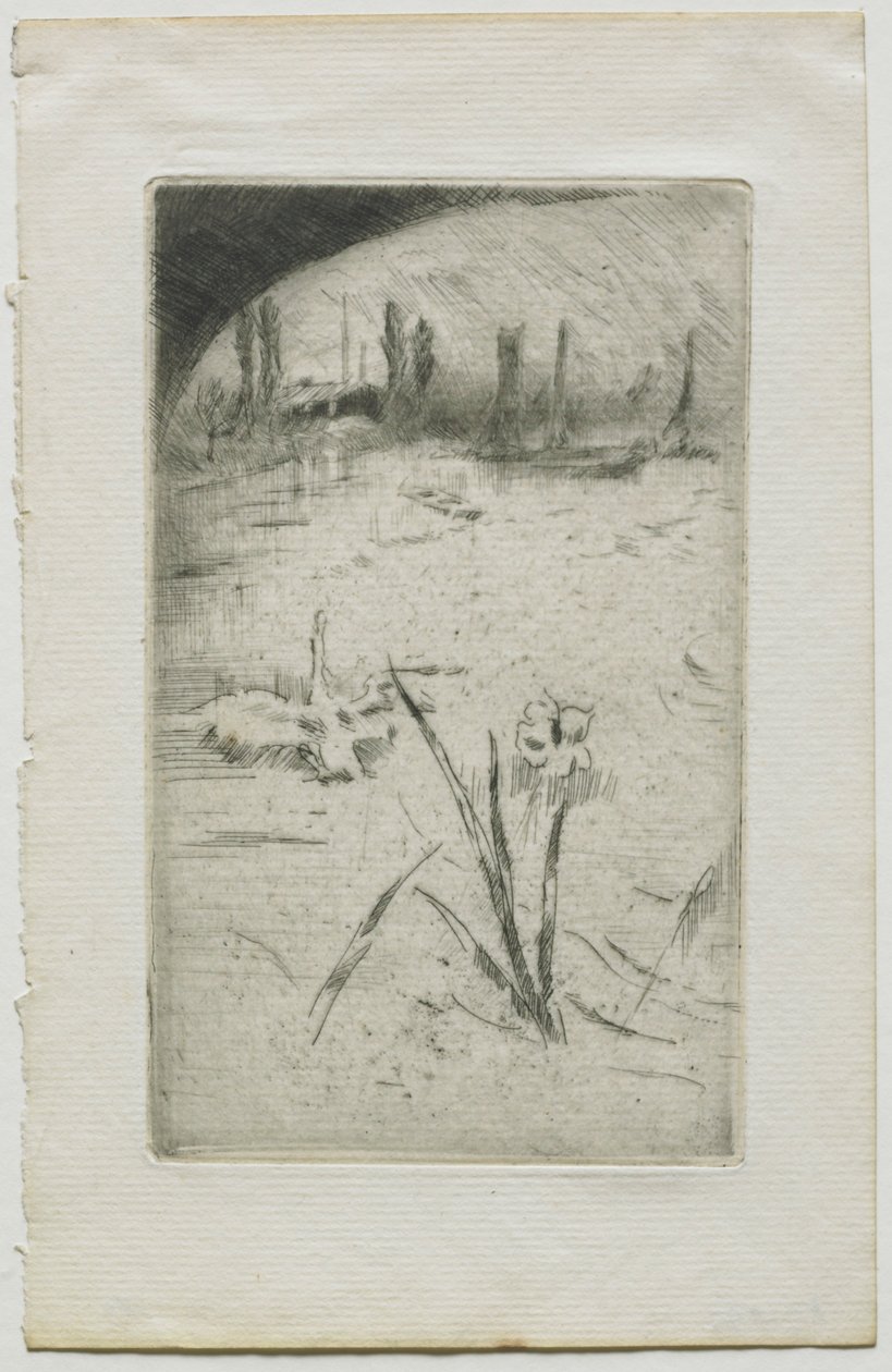 Swan and Iris by James Abbott McNeill Whistler